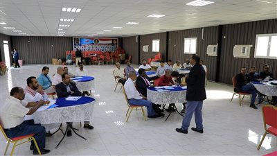 هيئة التدريب تنظم بالمكلا دورة تدريبية في منهجية إعداد تقدير الموقف
