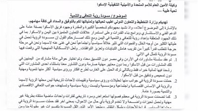 تجاهلت الواقع على الأرض.. هل تذكّي رؤية الإسكوا الصراع السياسي؟ 