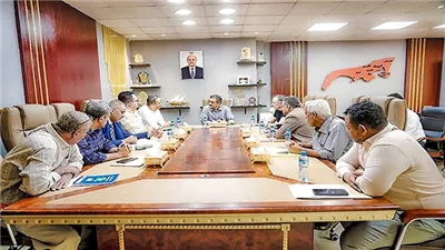 لملس يبحث مع فريق 