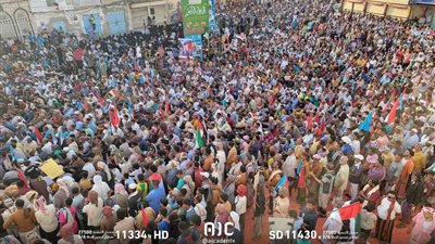 انتقالي لحج يشيد بنجاح مليونية 