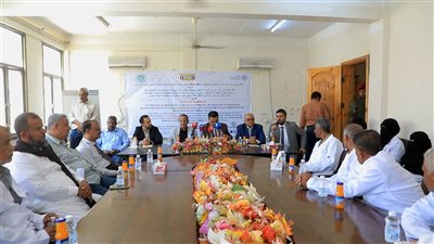 تدشين حملة التحصين ضد مرض طاعون المجترات الصغيرة وجدري الأغنام بحضرموت