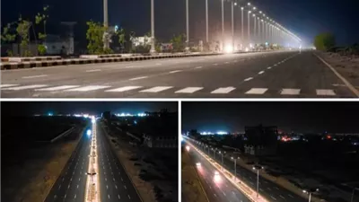 إزاحة الستار عن مشروع انارة شارع الشهيد الإماراتي عبدالعزيز الكعبي بخورمكسر