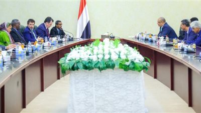 وزير التخطيط يبحث مع ممثل الشؤون الإنسانية في البلاد التعاون المشترك