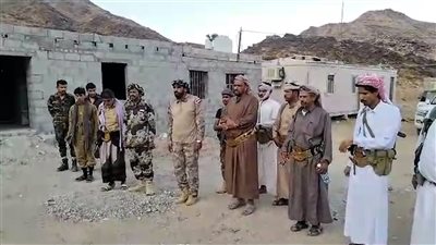 الوكيل الحارثي يتفقد العديد من المواقع العسكرية في مديريات بيحان