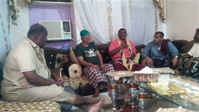 قيادة انتقالي بروم ميفع تزور عدداً من الشخصيات الاجتماعية بالمديرية