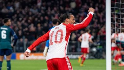 بايرن ميونخ يتأهل لنصف نهائي دوري أبطال أوروبا على حساب آرسنال