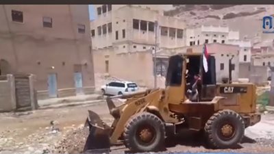 رئيس انتقالي ساه يتفقد الأضرار التي خلفتها الأمطار بالمديرية