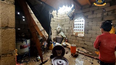 طائرة مسيرة حوثية تقصف منزل مواطن في الضالع