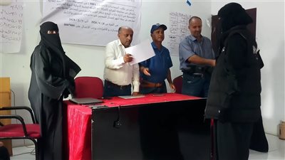 اختتام دورة تدريبية لمنتسبي القطاع الصحي بمحافظة الضالع 