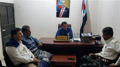 رئيس انتقالي أبين يناقش مع مدير مكتب حقوق الإنسان الحقوق والحريات بالمحافظة