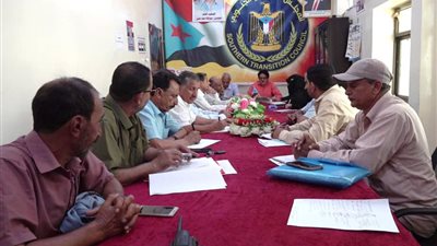 تنفيذية إنتقالي الضالع تؤيد ما ورد في إجتماع الرئاسة وتناقش آلية الهيكلة بالمديريات