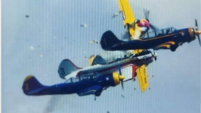 مقتل طيار جراء تصادم طائرتين في البرتغال (فيديو)