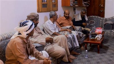 رئيس كتلة الجمعية الوطنية بوادي حضرموت يزور الإعلامي علوي بن سميط