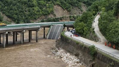 الصين.. ارتفاع حصيلة ضحايا انهيار جسر مقاطعة شنشي إلى 38 قتيلا