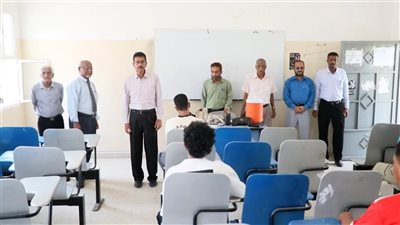 جامعة أبين تدشن امتحانات القبول في كلية الحاسوب وتقنية المعلومات