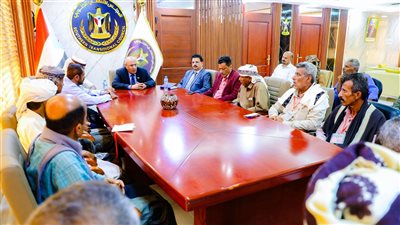 الكثيري يطّلع على الأوضاع بمديرية الوضيع بمحافظة أبين