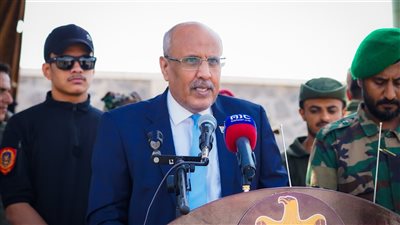 الكثيري يشهد تخرج الدفعة العاشرة (دفعة شهداء أبين) بالحزام الأمني بالعاصمة عدن 