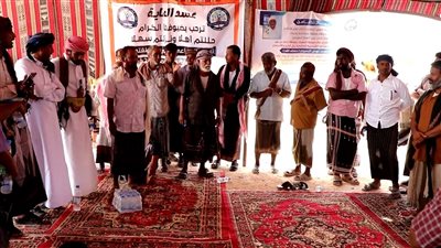 الريدة وقصيعر بحضرموت تحتفي بزواج 42 عريسا وعروسا 