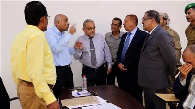 رئيس مجلس القضاء ووزير العدل يتفقدان سير الامتحانات بالمعهد العالي للقضاء