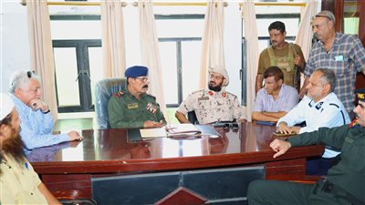 المحرّمي يكلف فريقاً للاطلاع على سير العمل في أمن المنطقة الحُرة بعدن عقب تغيير إدارته