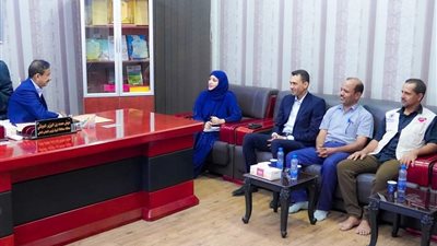 محافظ شبوة يلتقي وفد اللجنة المشتركة من وزارة التخطيط ومنظمة الغذاء العالمي