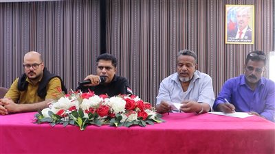 انتقالي حضرموت والجمعية الوطنية والمستشارين يبحثون إنجاح مليونية سيئون