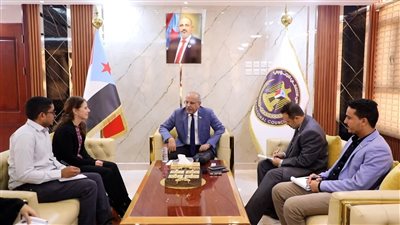 الكثيري يناقش مع مبعوثة النرويج الأوضاع الإنسانية ومشكلة النزوح