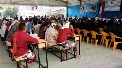 فريق التوعية السياسية بالانتقالي يعقد لقاء موسعا في مديرية الضالع