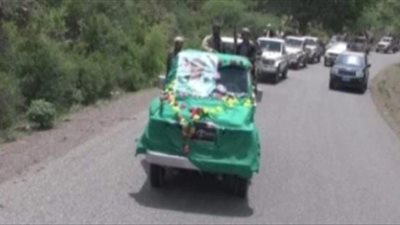 مليشيا الحوثي تشيّع جثمان قيادي بارز قُتل في جبهات الجنوب