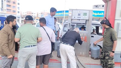 إغلاق عدد من محطات الغاز المخالفة للتسعيرة الرسمية بالمنصورة 