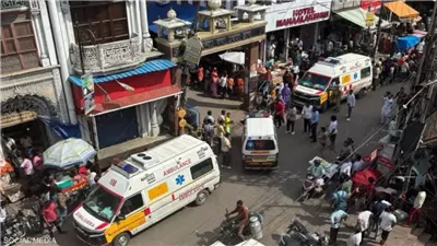 قتلى وجرحى في تدافع بمعبد في الهند