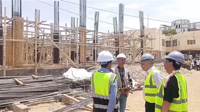 البيشي يشيد بجهود اليونبس في إنجاز المرحلة الثالثة لمشروع بناء مبنى الرعاية الصحية