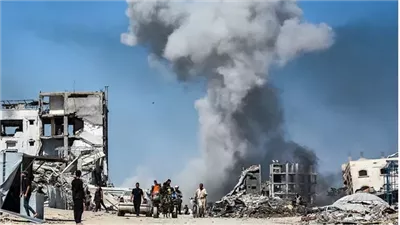 استشهاد 8 فلسطينيين في قصف إسرائيلي لحى الزيتون بمدينة غزة