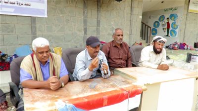 القيادة المحلية لانتقالي الأزارق تنفذ نزولًا ميدانيًا إلى منطقة عباب