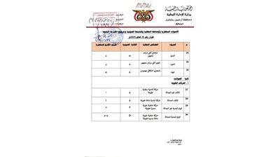 محافظ سقطرى يعتمد أبجدية 