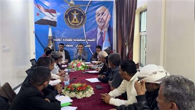 فريق الرقابة والتوجيه الرئاسي يقف أمام خطط وأنشطة الهيئة التنفيذية لانتقالي الضالع