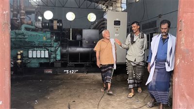 رئيس انتقالي أحور يتفقد محطة الكهرباء ويوجه بسرعة إصلاح المولد المعطل