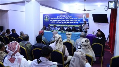 فريق التوجيه والرقابة الرئاسي يعقد اجتماعاً مشتركاً مع الهيئة التنفيذية بشبوة لتعزيز الأداء