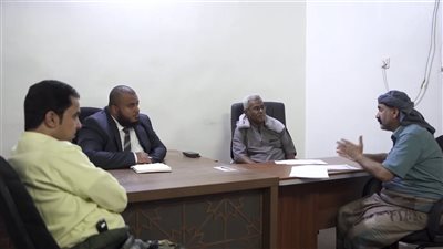 مكتب المحرّمي يبحث مع شركة الغاز تنظيم التوزيع ومكافحة التهريب بعدن