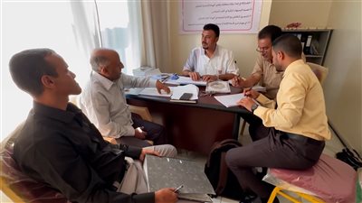 فريق التوجيه الرئاسي يطلع على خطط وأنشطة الإدارة السياسية بانتقالي الضالع