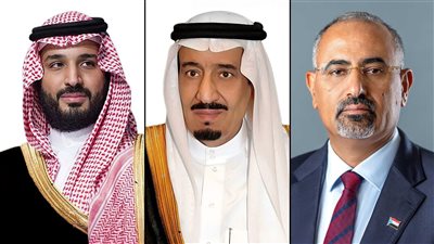 الرئيس الزُبيدي يهنئ خادم الحرمين الشريفين وولي عهده باليوم الوطني السعودي الـ95