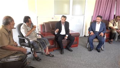 محافظ أبين يؤكد على رفع وتيرة العمل الخدمي في مديرية لودر