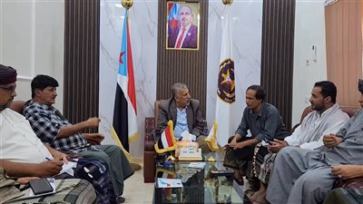 فريق التوجيه الرئاسي يناقش مع تنفيذية انتقالي المهرة التحضيرات النهائية لفعالية 14 أكتوبر