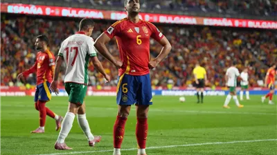 التصفيات الأوروبية لكأس العالم 2026..  ثنائية ميرينو تقود إسبانيا للفوز على بلغاريا «بالأربعة»