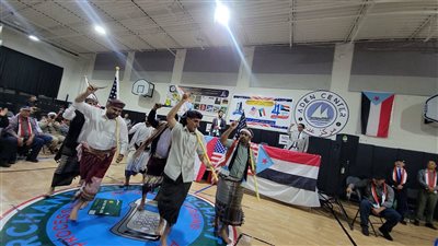 أبناء الجالية الجنوبية في مدينة شيكاغو الأمريكية يحتفلون بذكرى ثورة أكتوبر