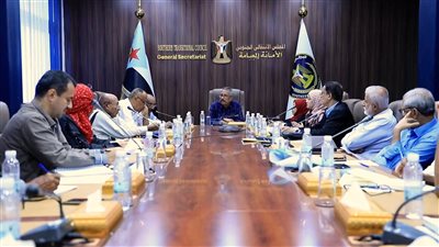 الهيئة الاقتصادية والخدمية تناقش الاتجاهات العامة لرؤية اقتصادية شاملة للجنوب