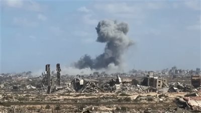  الاحتلال الإسرائيلي يشن غارات جوية وقصف مدفعي على مدينتي رفح وخان يونس بغزة