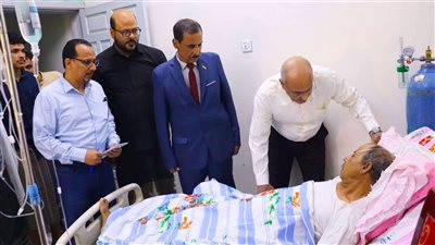 رئيس الجمعية الوطنية يطمئن على صحة الشاعر ثابت السعدي