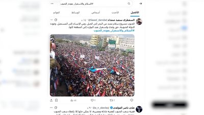 السلام والاستقرار بعوده الجنوب.. تفاعل جنوبي واسع بالتزامن مع بيان مجلس الأمن