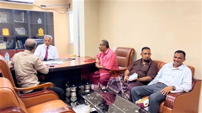 محافظ لحج يناقش أوضاع الجمعيات التعاونية والزراعية بالمحافظة